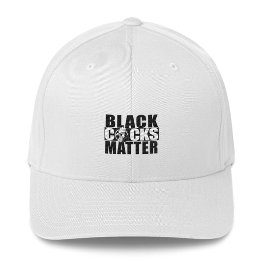 Black Cocks Matter Structured Twill Cap