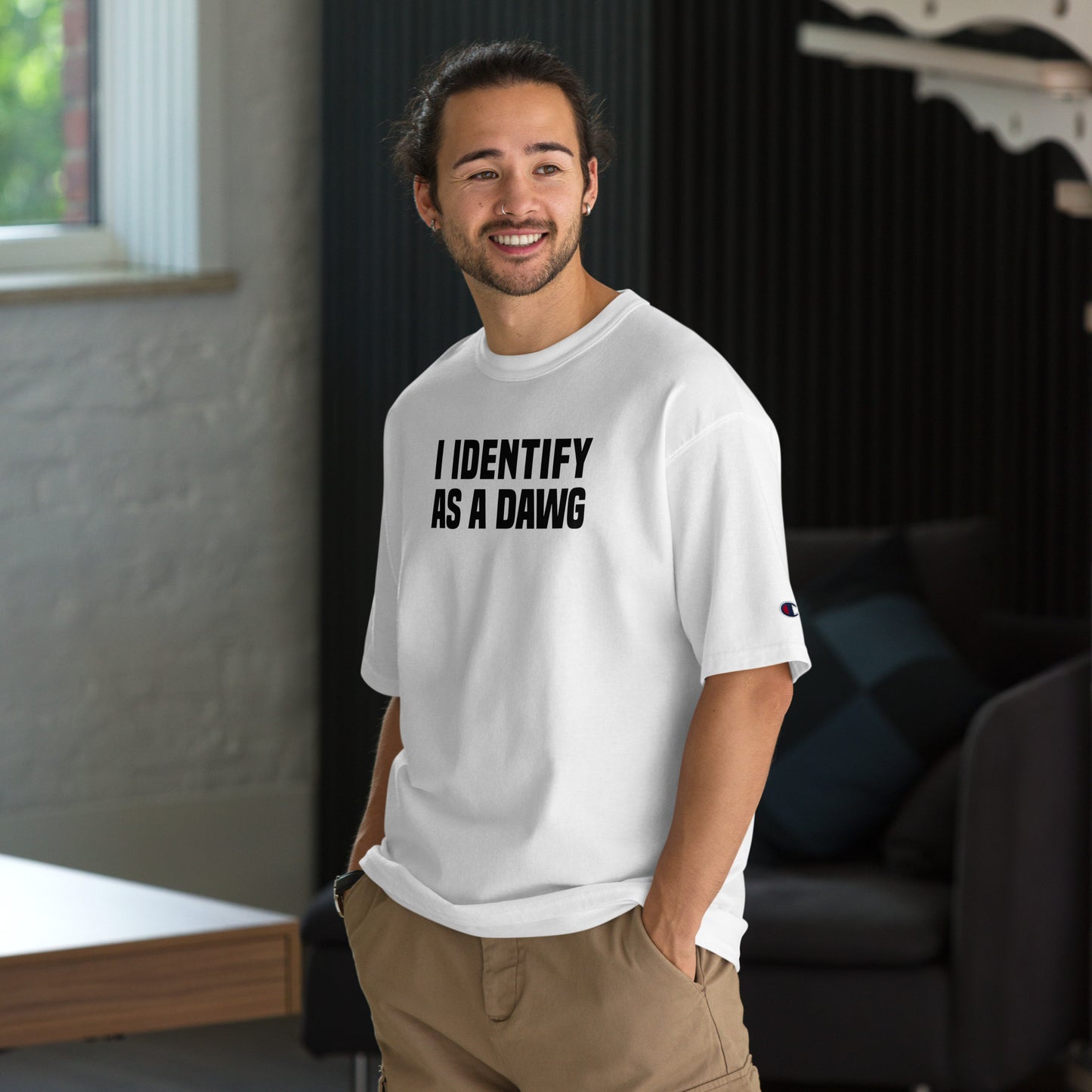 I Identify As A Dawg Champion T-Shirt