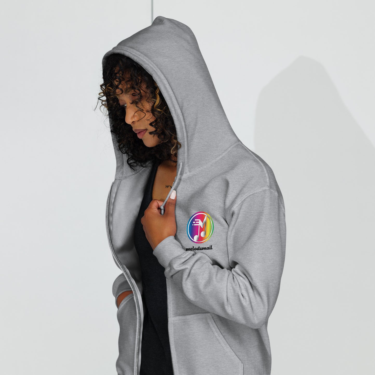 Melodemail Unisex heavy blend zip hoodie