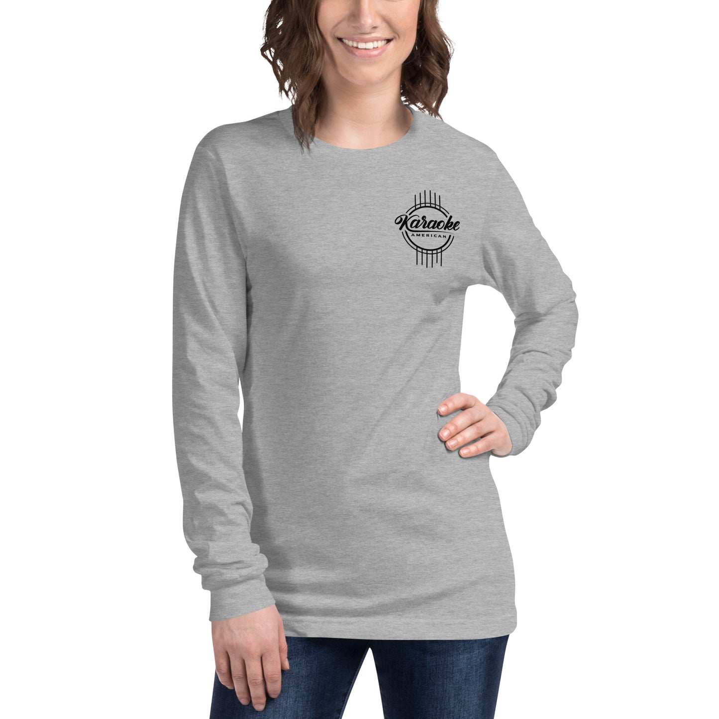 Karaoke American Unisex Long Sleeve Tee