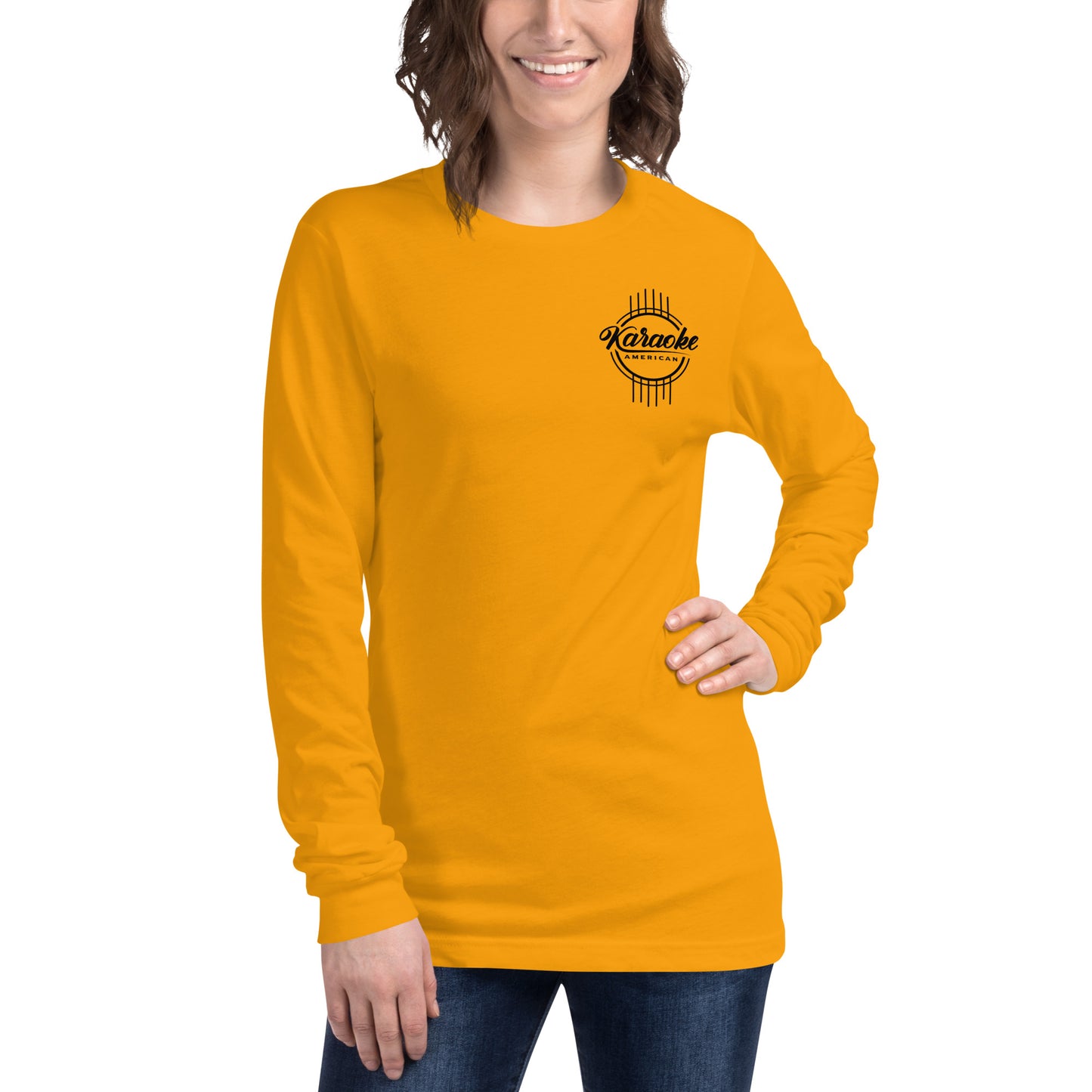 Karaoke American Unisex Long Sleeve Tee