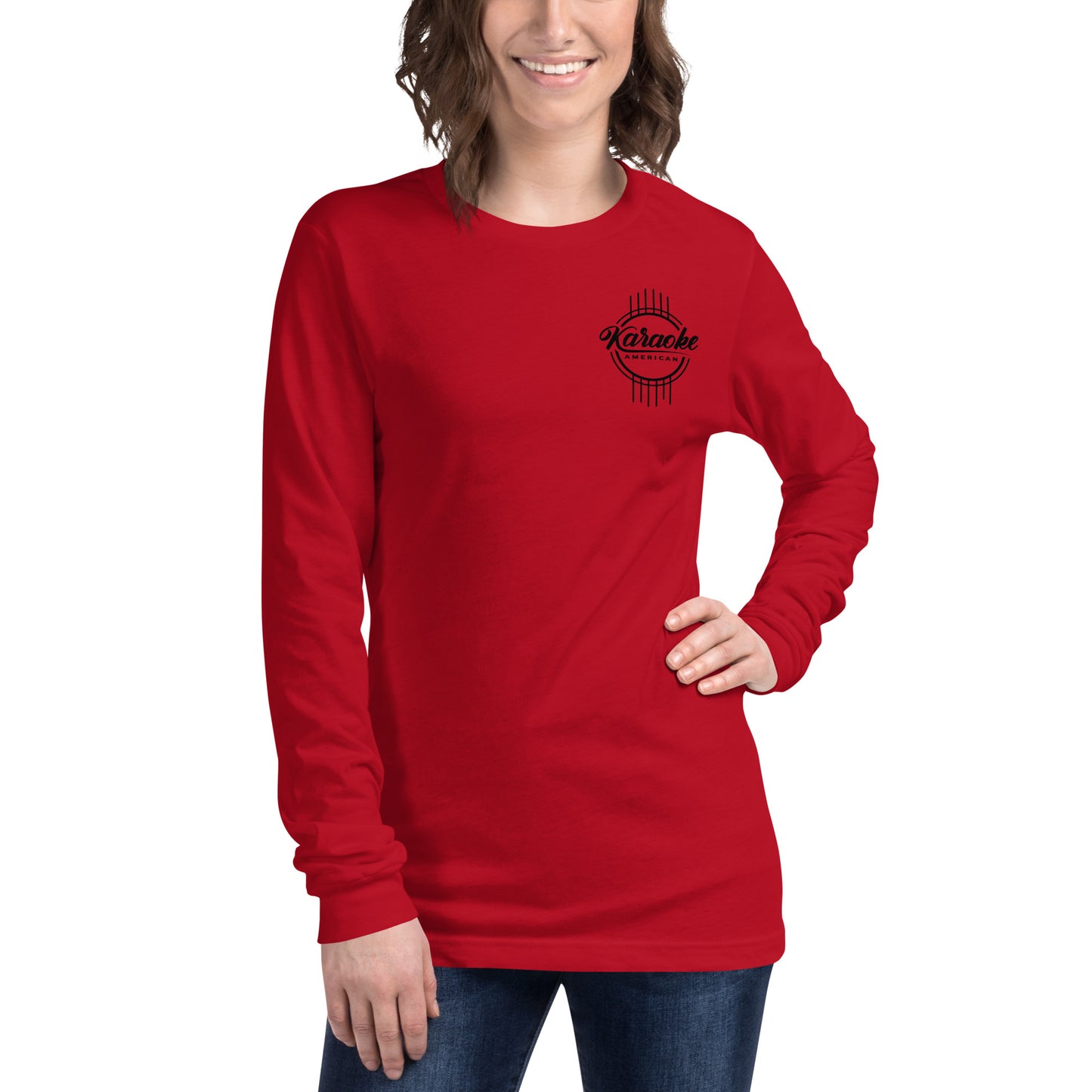 Karaoke American Unisex Long Sleeve Tee