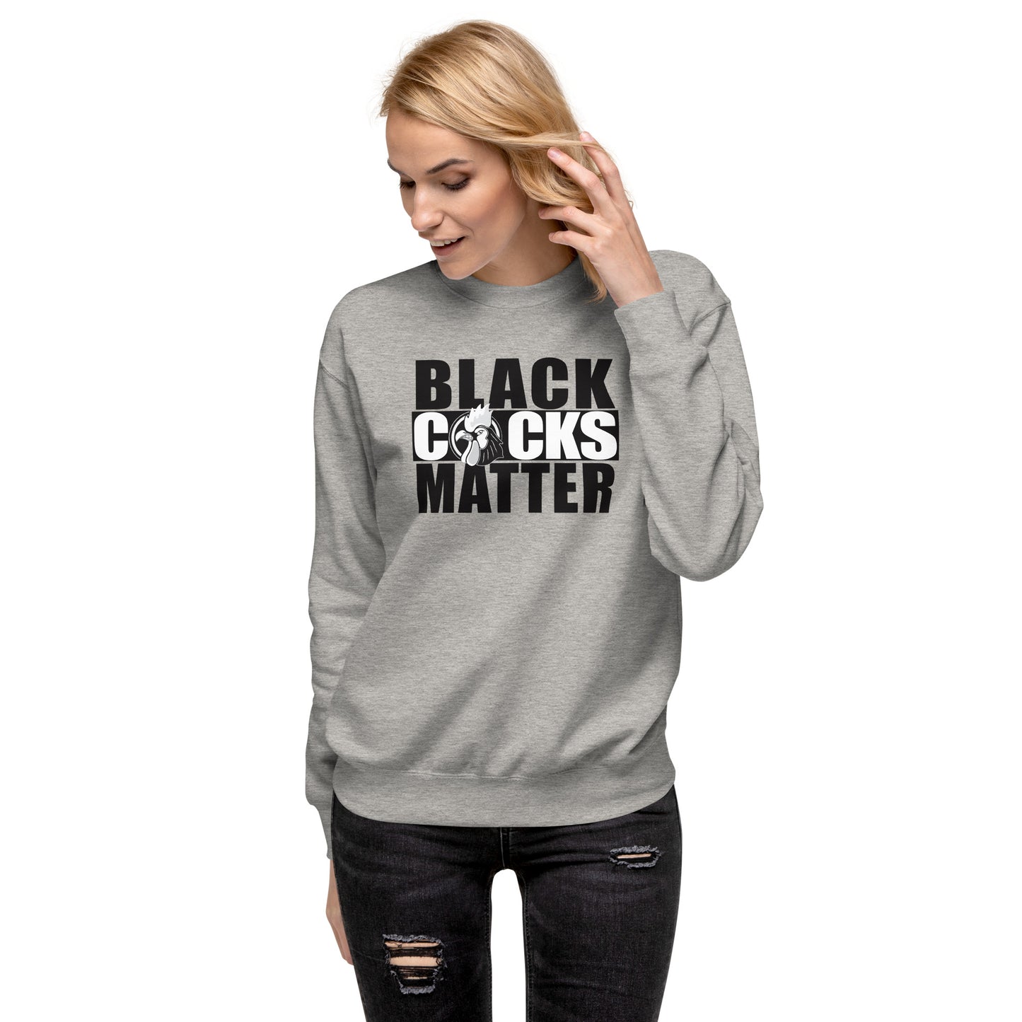 Black Cocks Matter Unisex Premium Sweatshirt - Atlanta