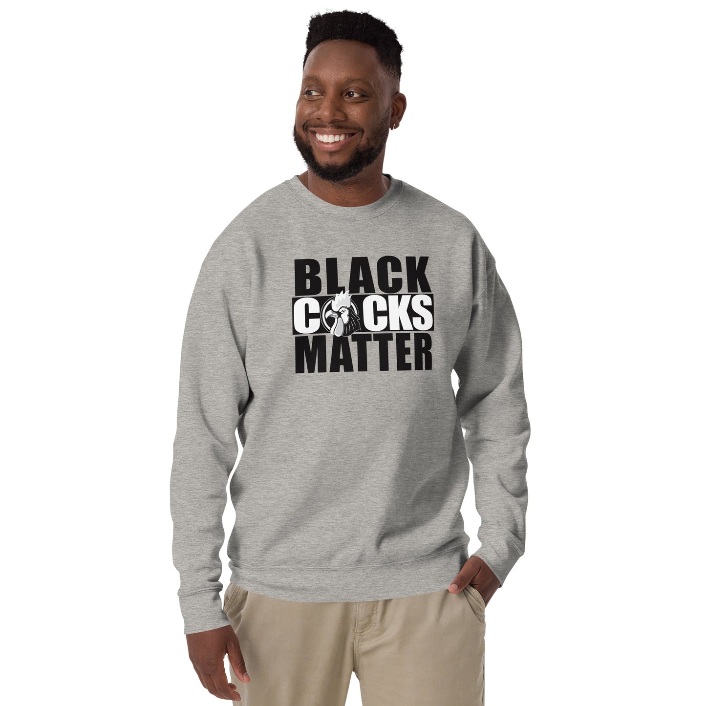 Black Cocks Matter Unisex Premium Sweatshirt - Dallas