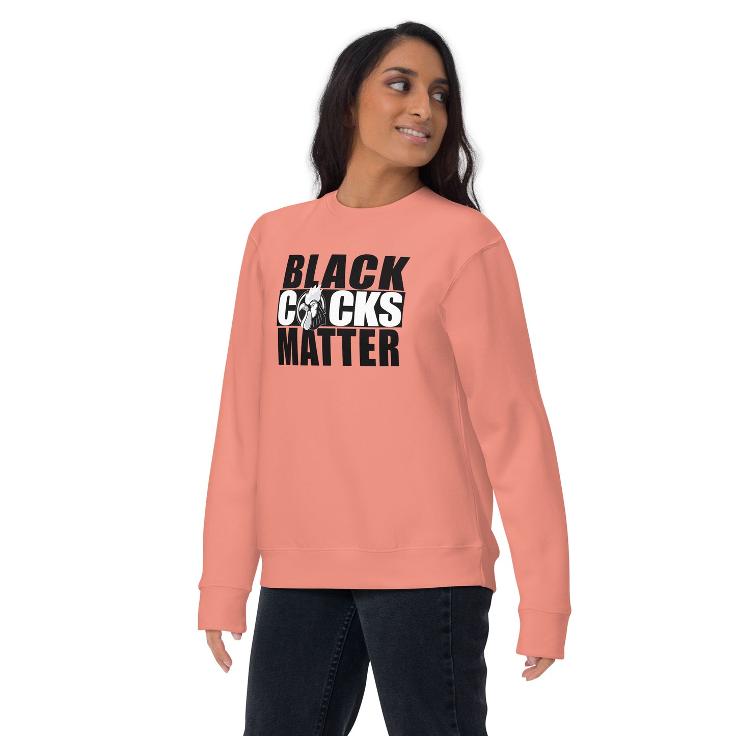 Black Cocks Matter Unisex Premium Sweatshirt - Denver