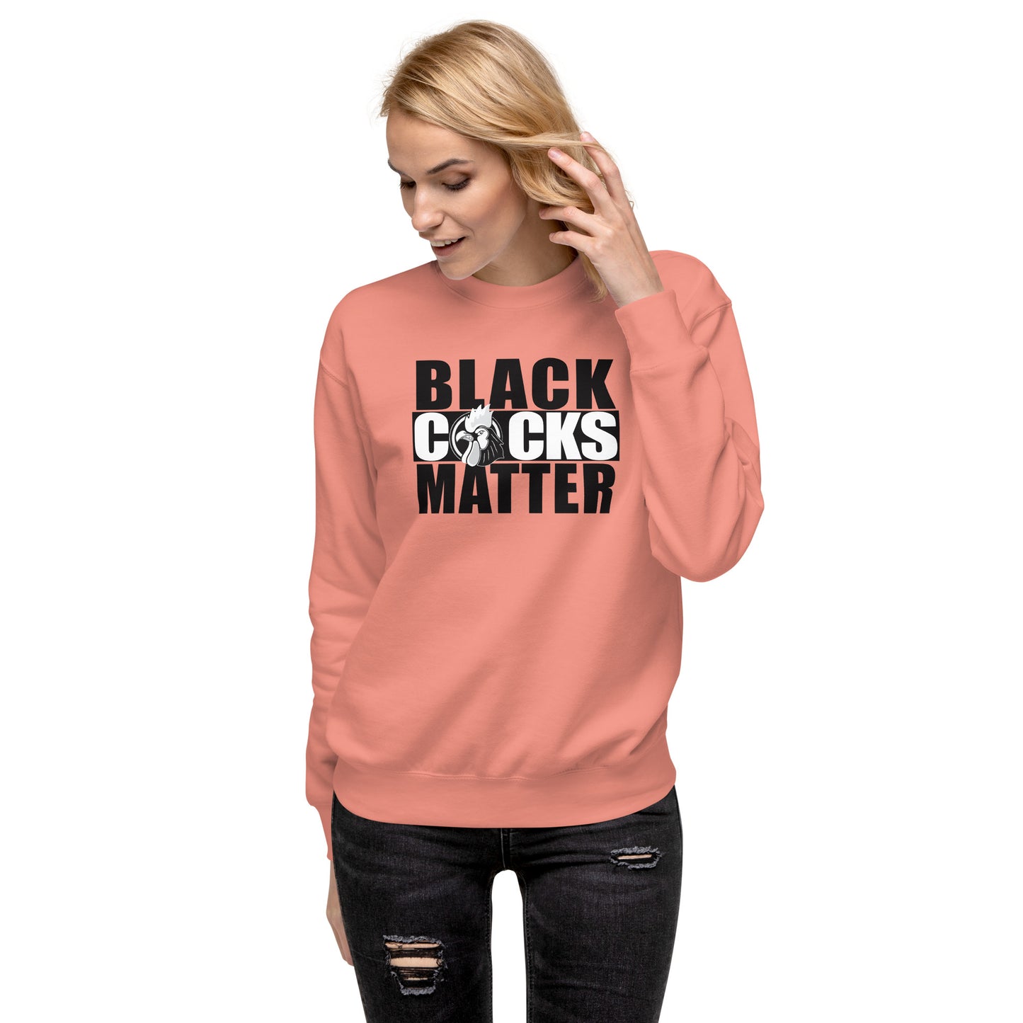 Black Cocks Matter Unisex Premium Sweatshirt - Las Vegas