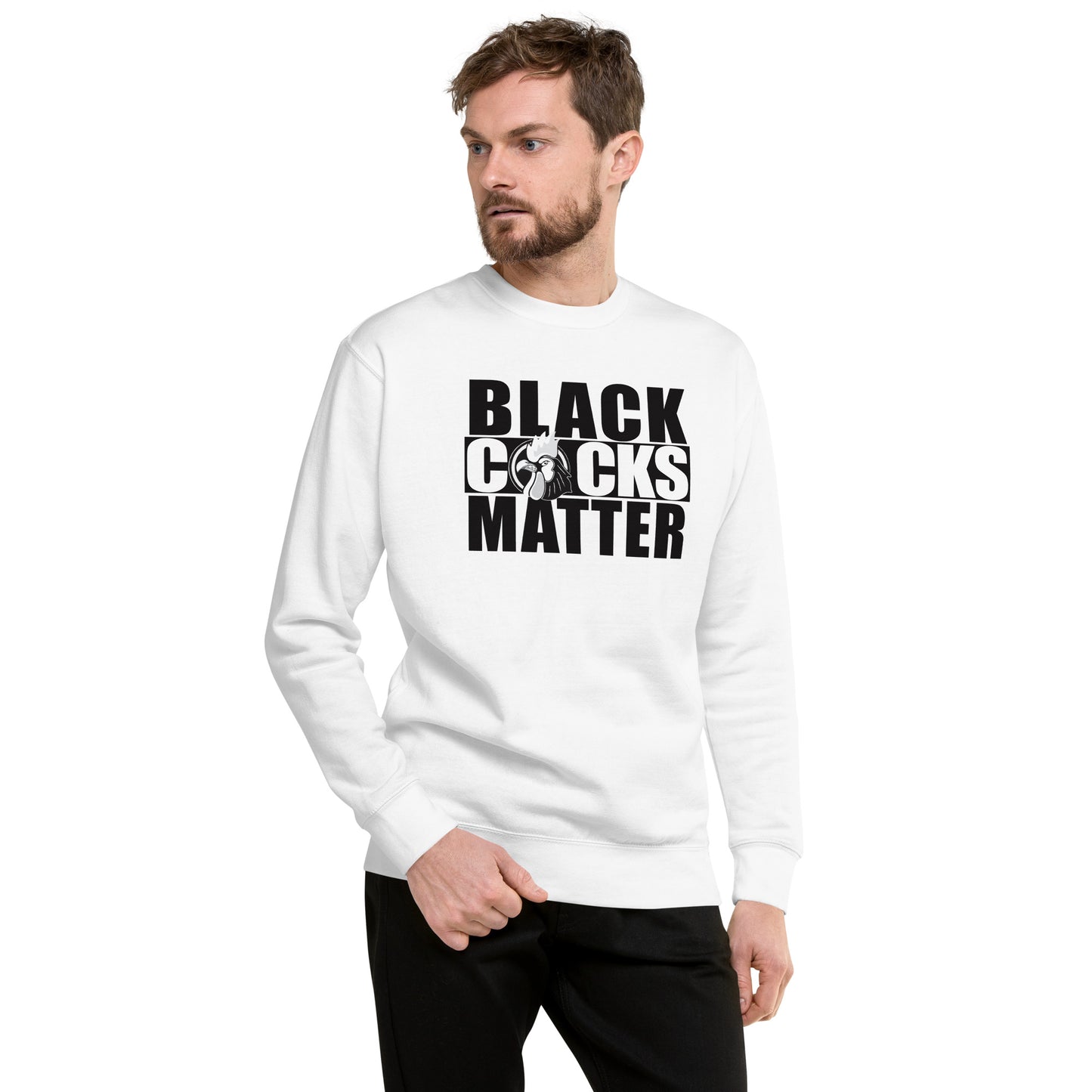 Black Cocks Matter Unisex Premium Sweatshirt