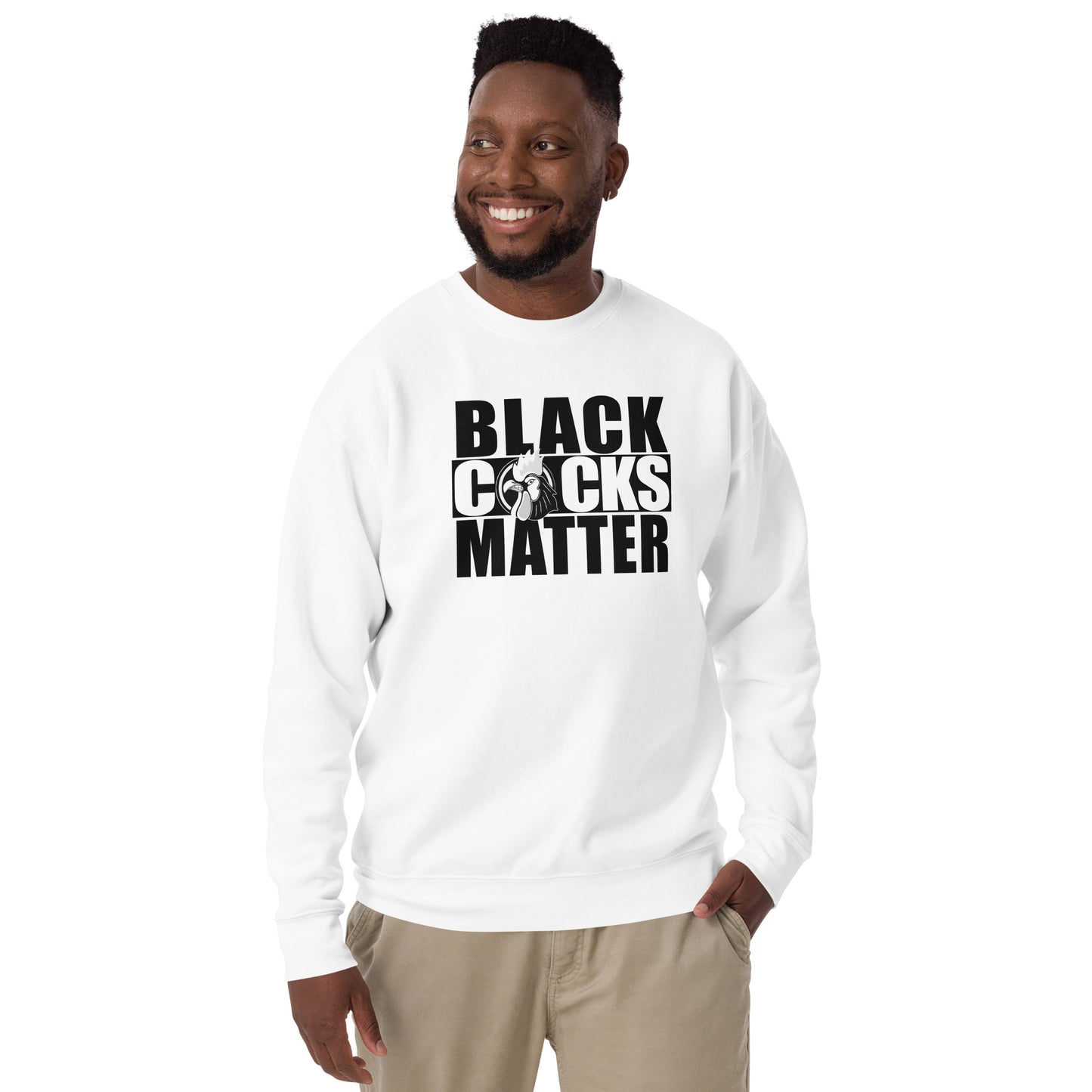 Black Cocks Matter Unisex Premium Sweatshirt - Dallas