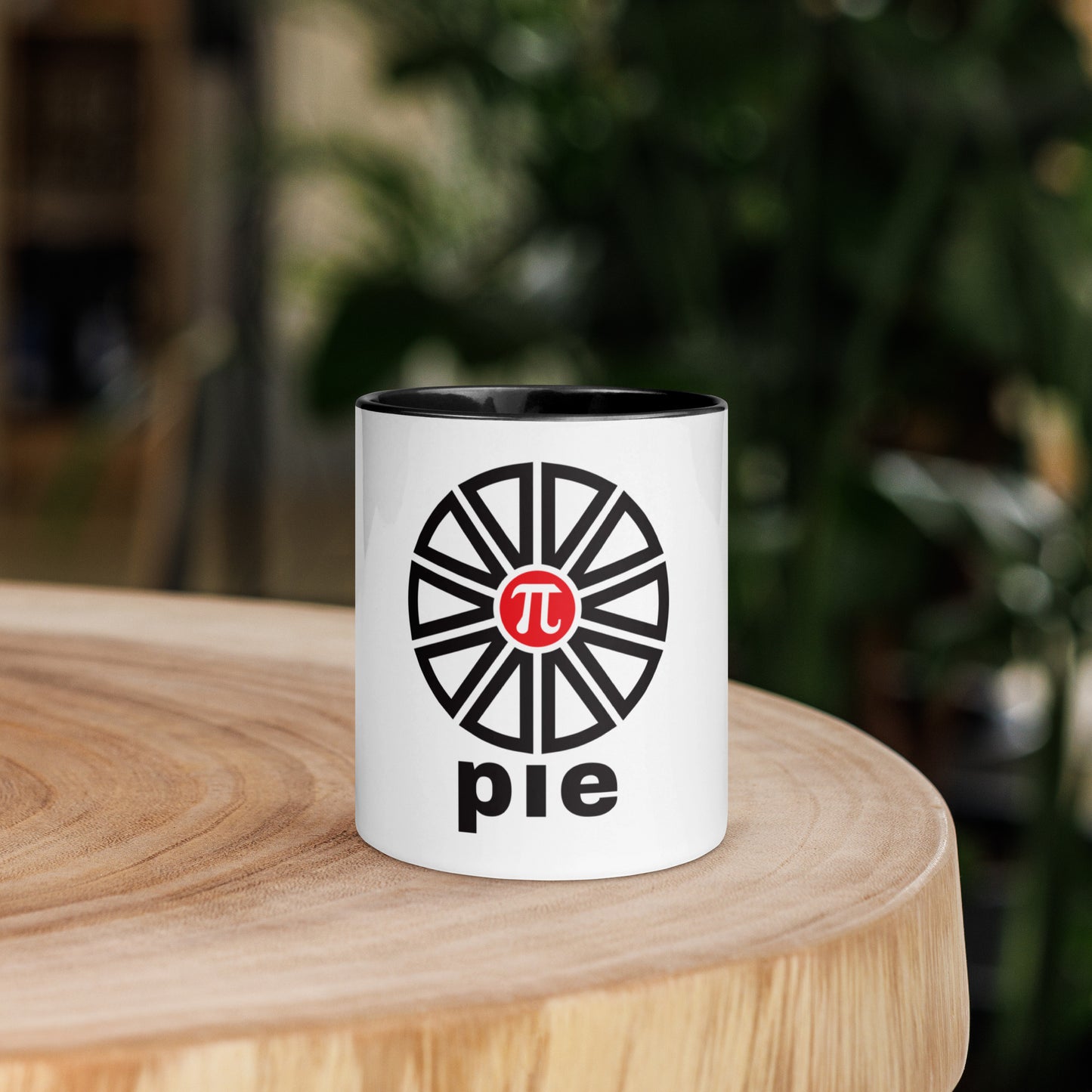 Pie Mug with Color Inside