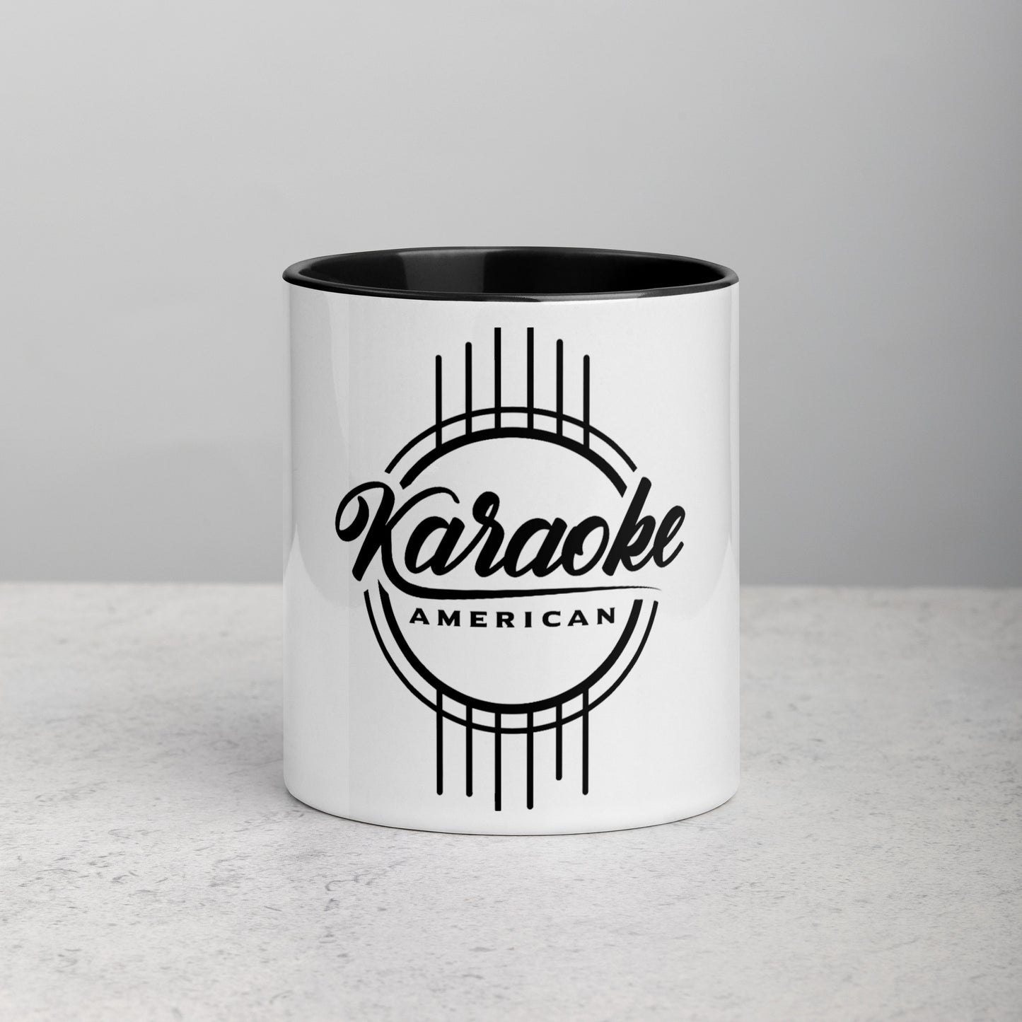 Karaoke American Mug with Color Inside