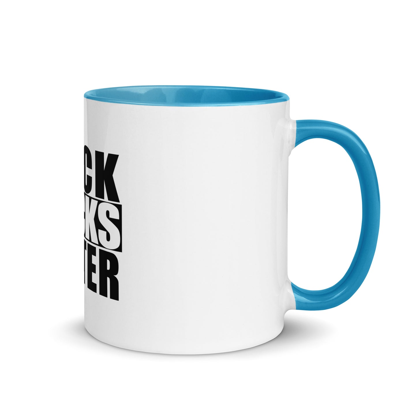 Black Cocks Matter Mug with Color Inside