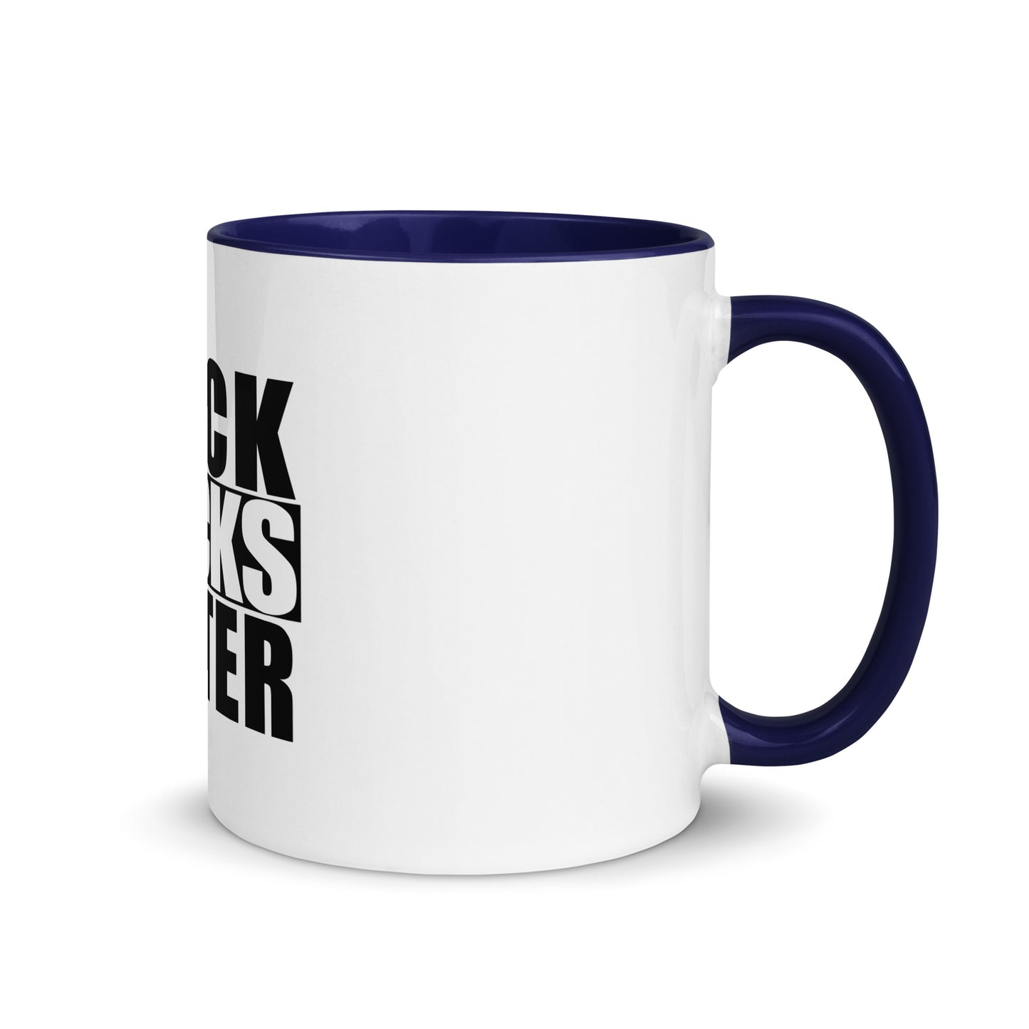 Black Cocks Matter Mug with Color Inside