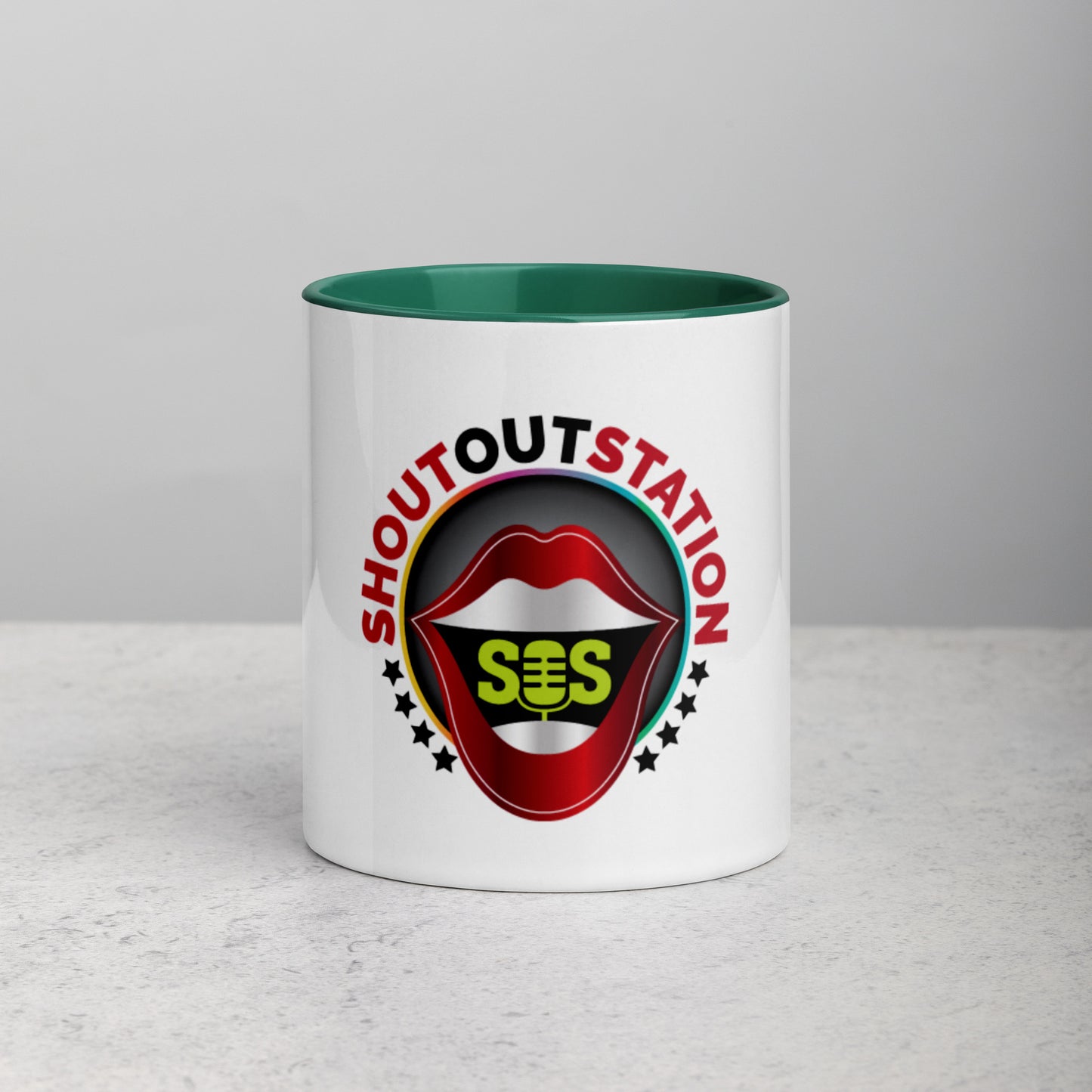 SOS Mug with Color Inside