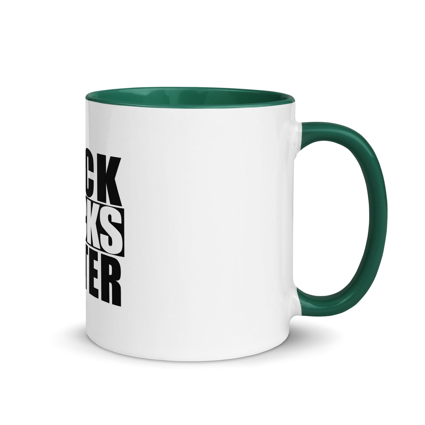 Black Cocks Matter Mug with Color Inside