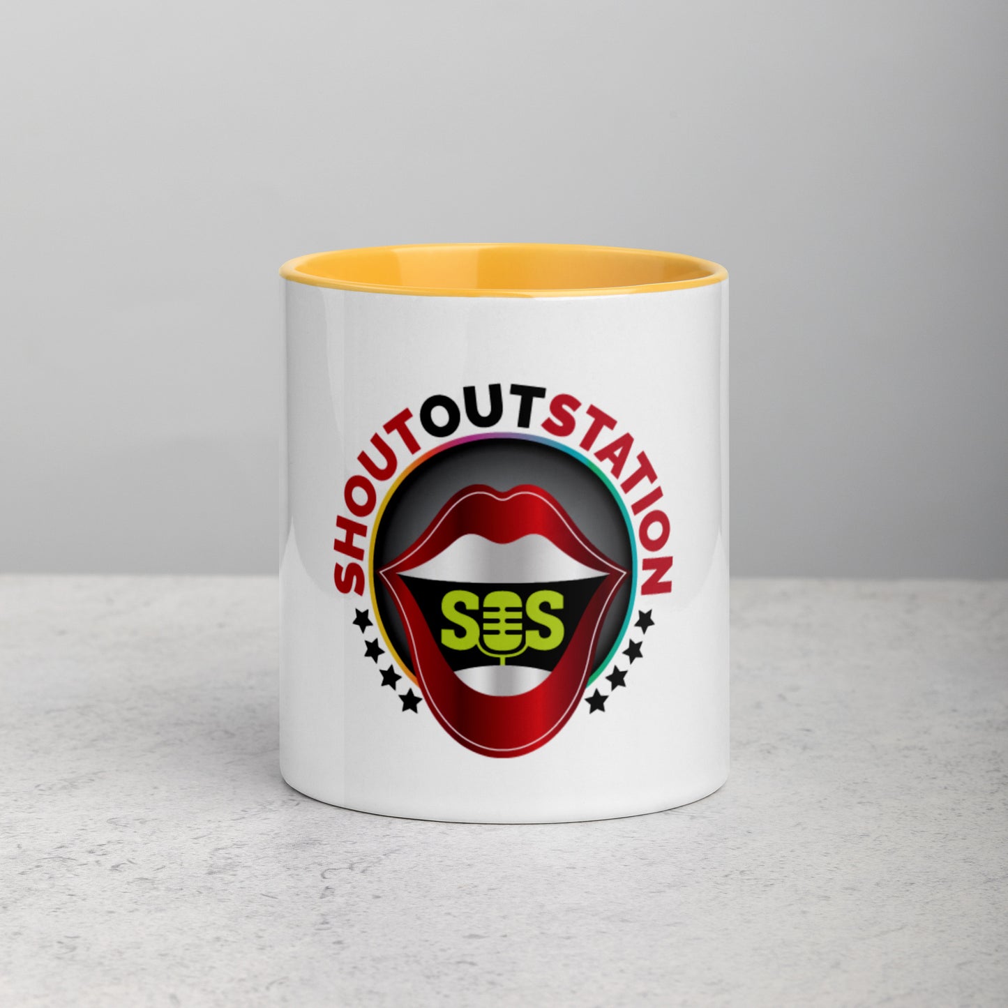 SOS Mug with Color Inside