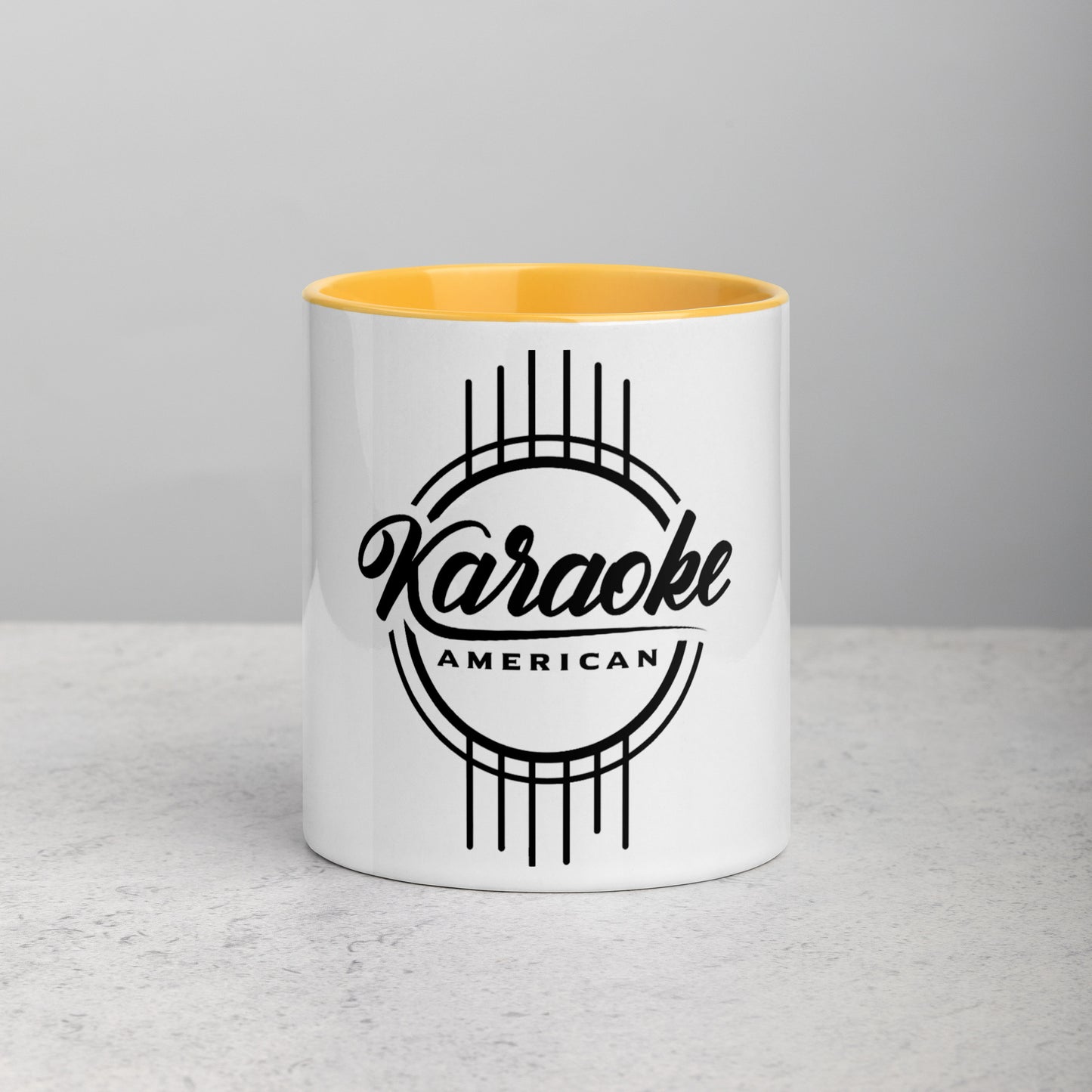 Karaoke American Mug with Color Inside