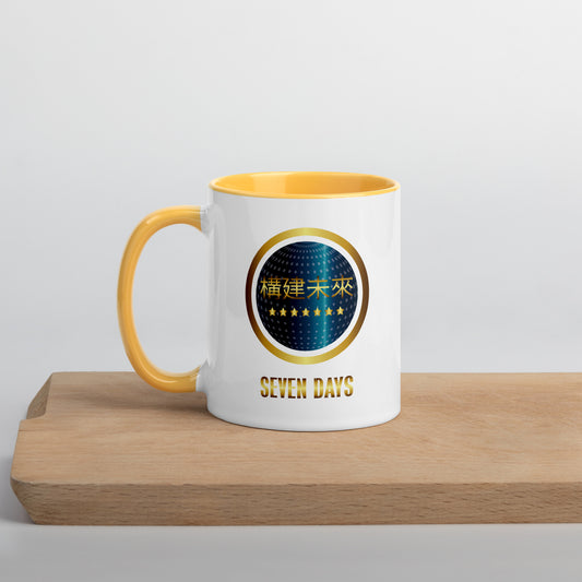 Seven Days Mug with Color Inside