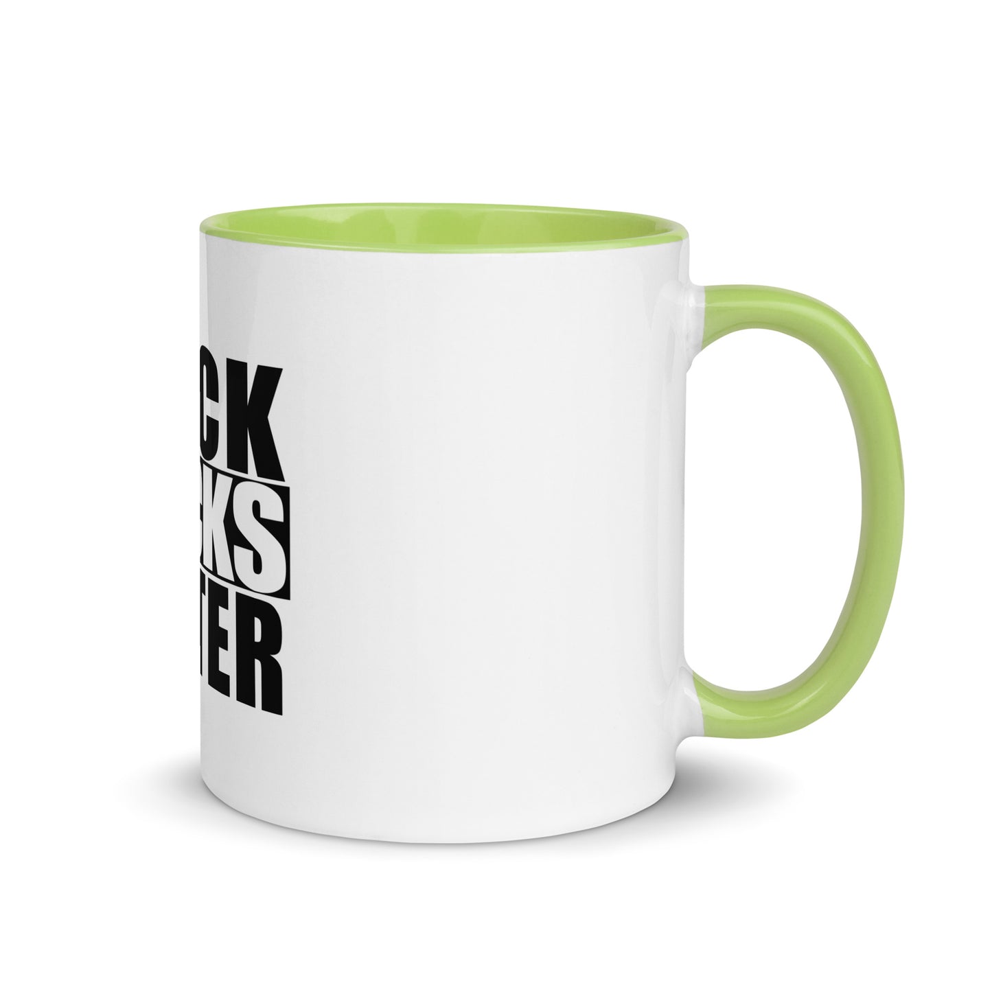 Black Cocks Matter Mug with Color Inside