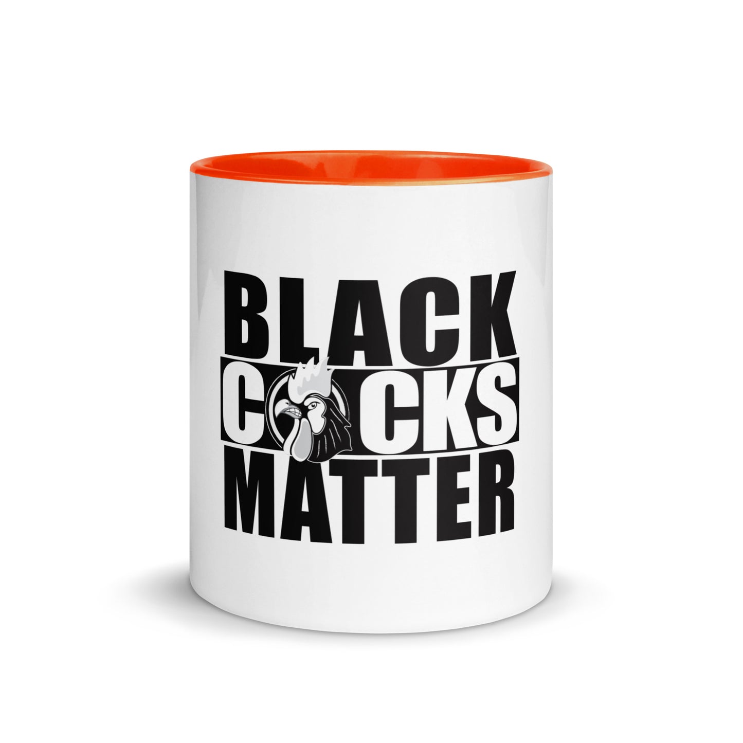 Black Cocks Matter Mug with Color Inside