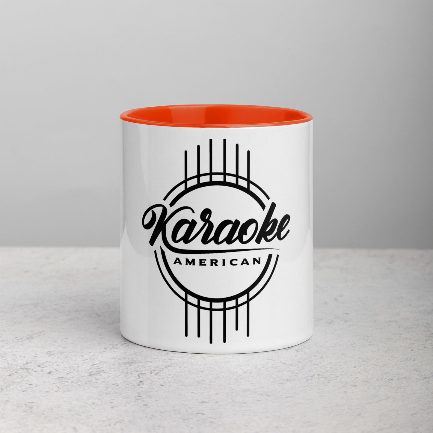 Karaoke American Mug with Color Inside