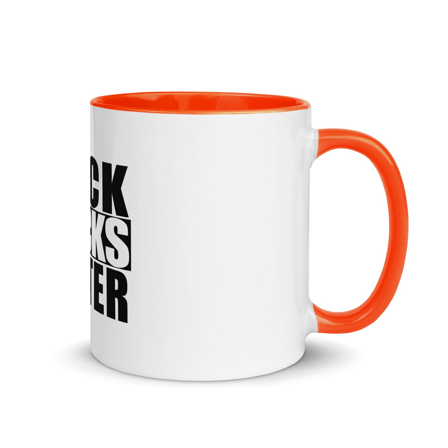 Black Cocks Matter Mug with Color Inside