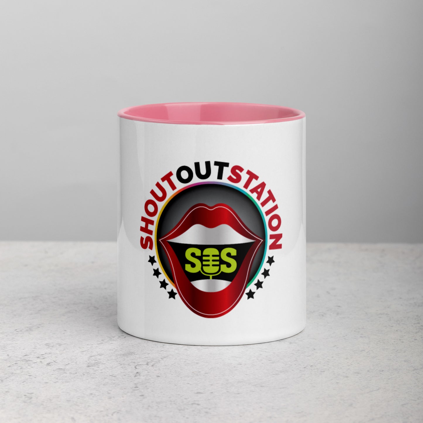 SOS Mug with Color Inside