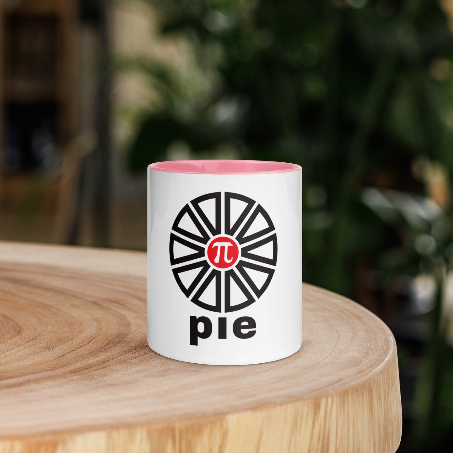 Pie Mug with Color Inside