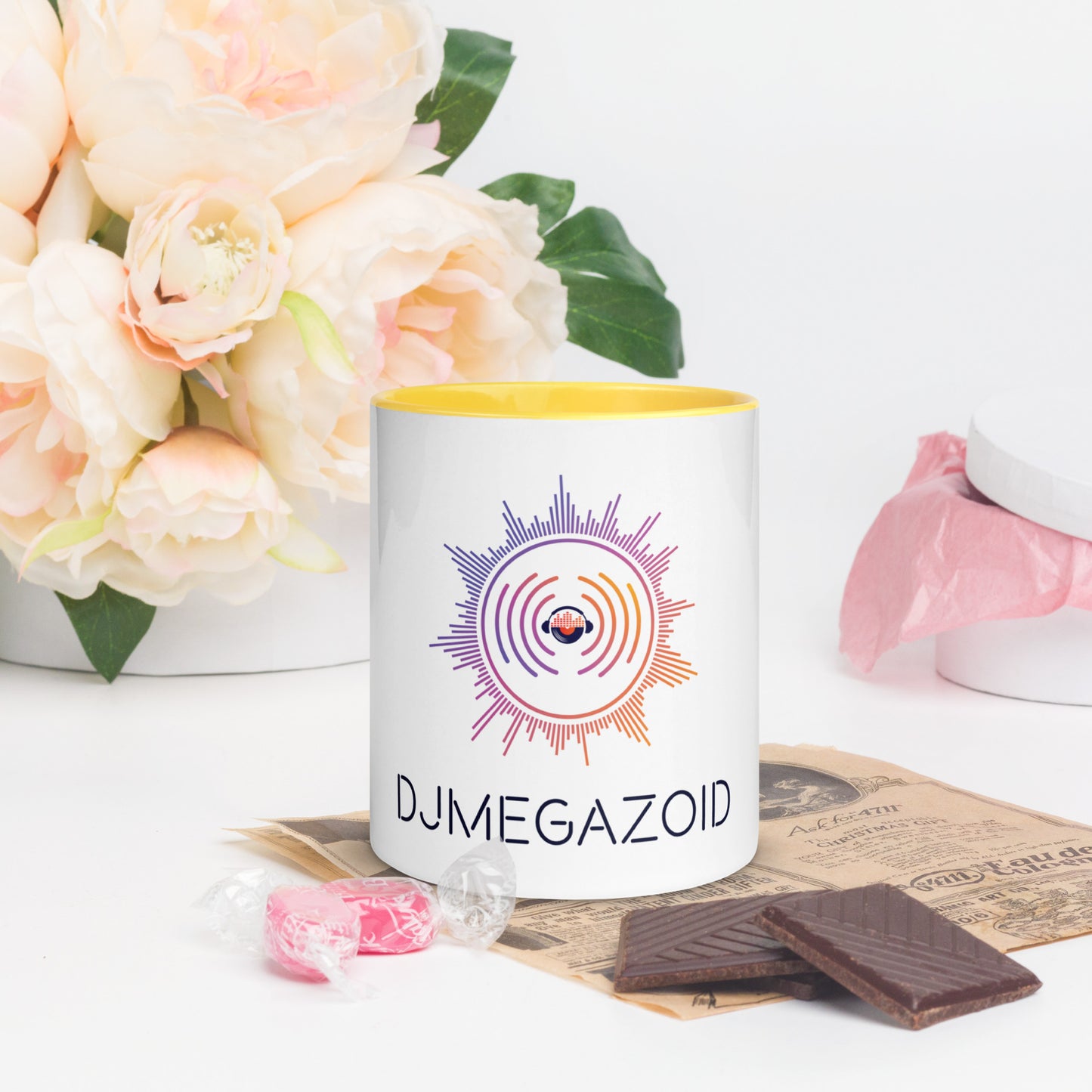 DJ Megazoid Mug with Color Inside