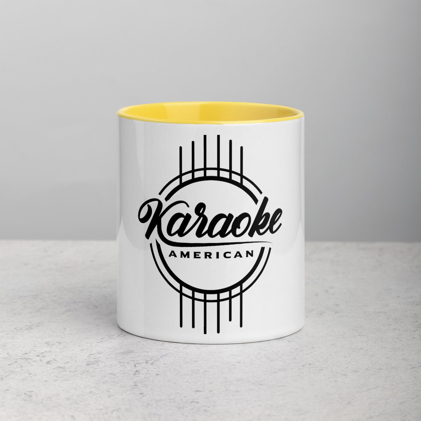 Karaoke American Mug with Color Inside