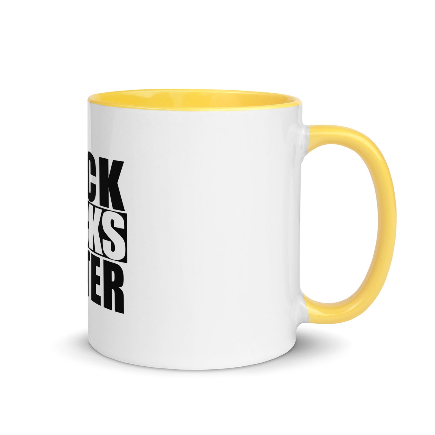 Black Cocks Matter Mug with Color Inside