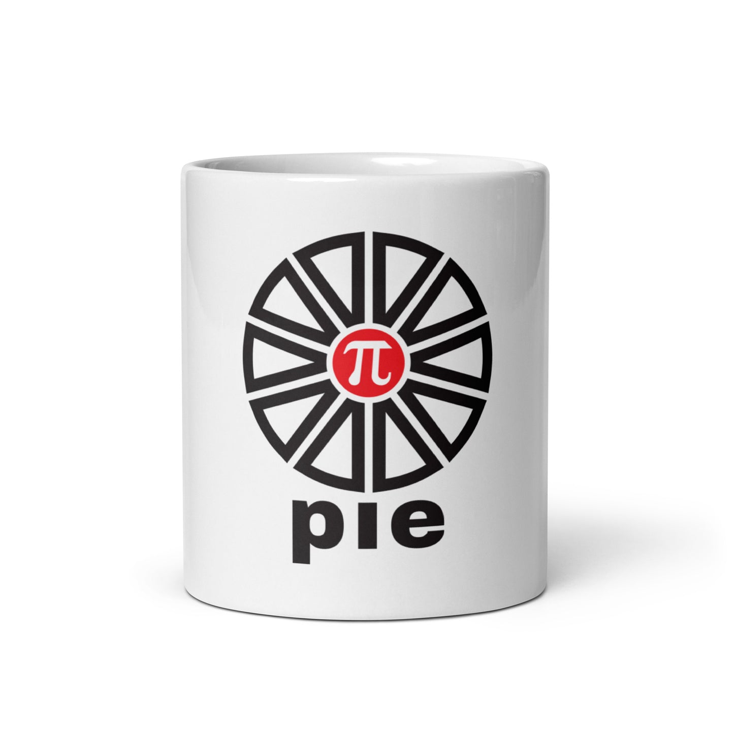 Pie White glossy mug