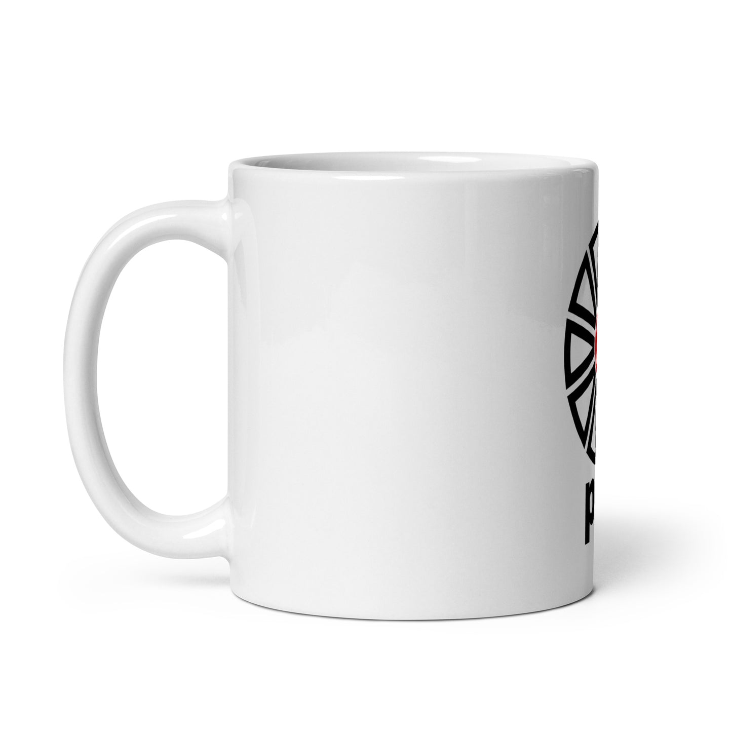 Pie White glossy mug