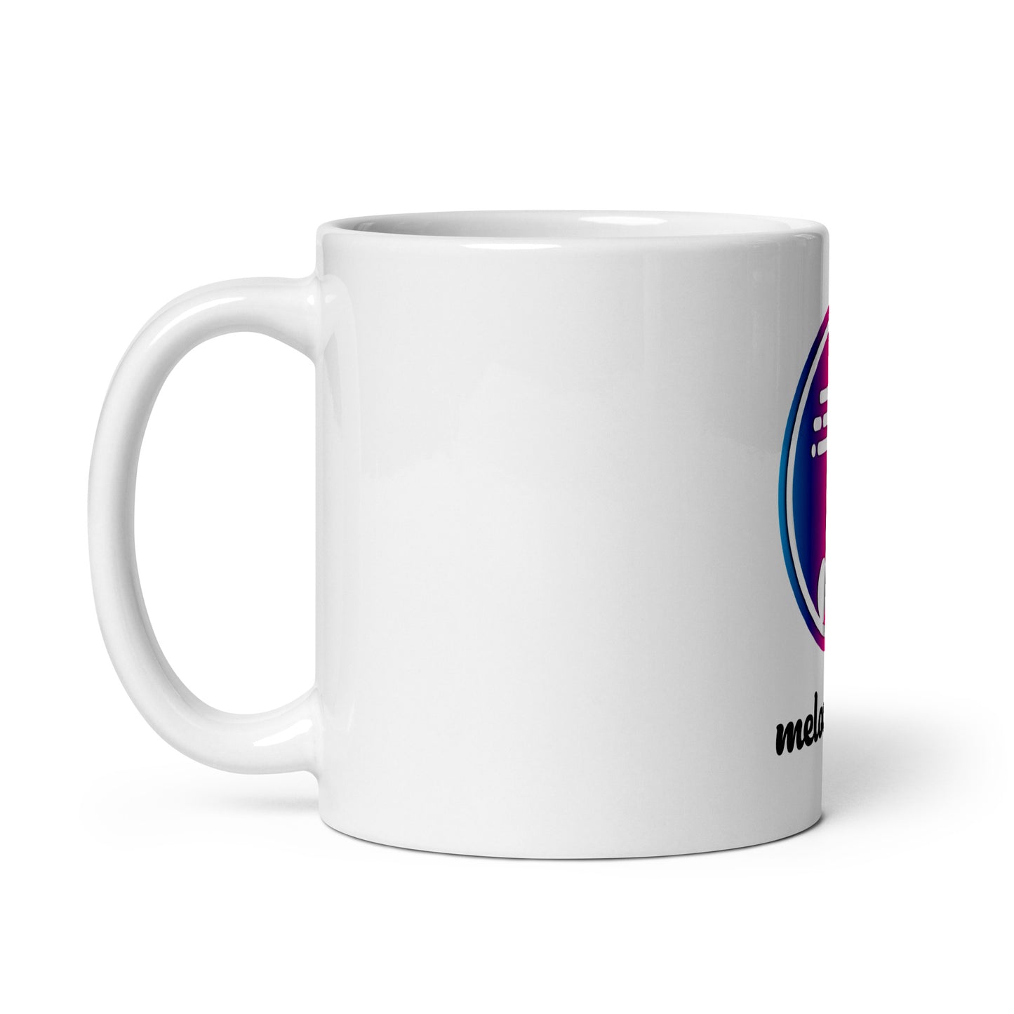 Melodemail White glossy mug