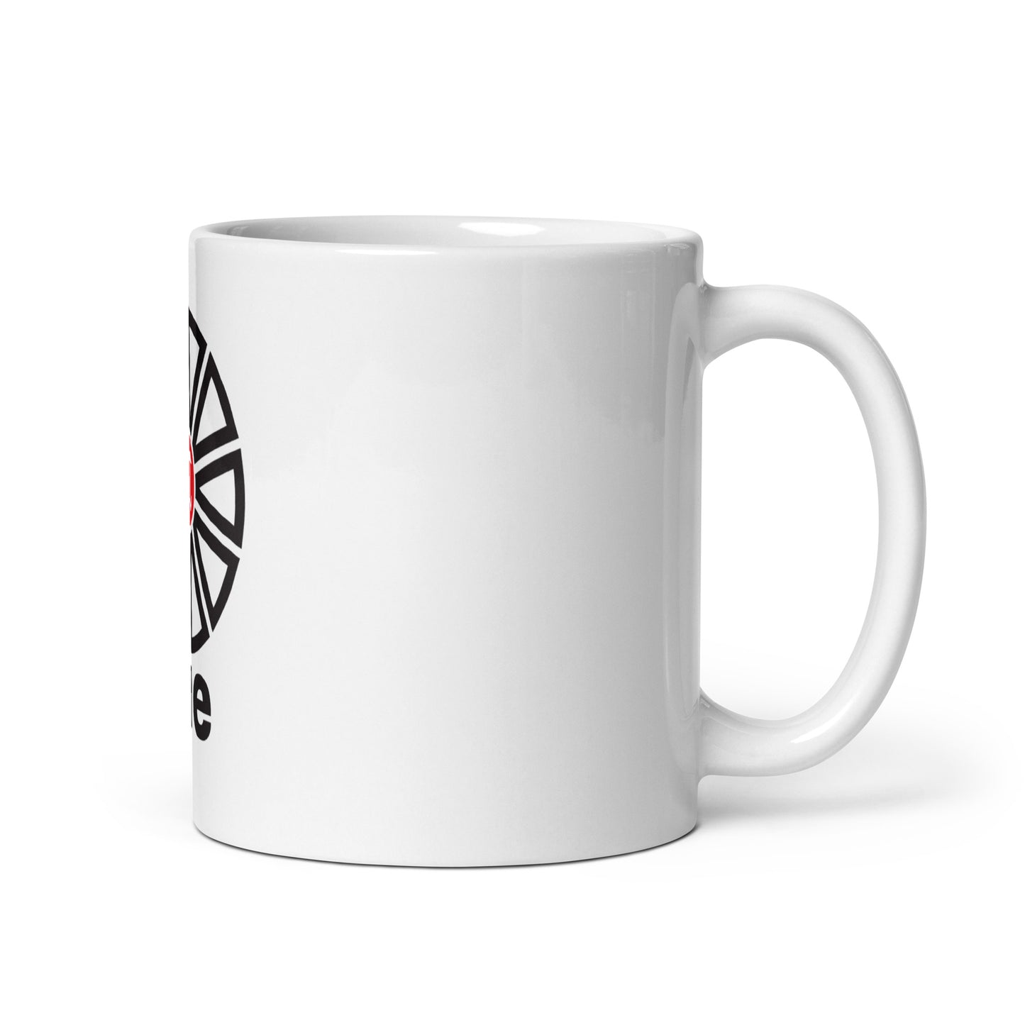 Pie White glossy mug