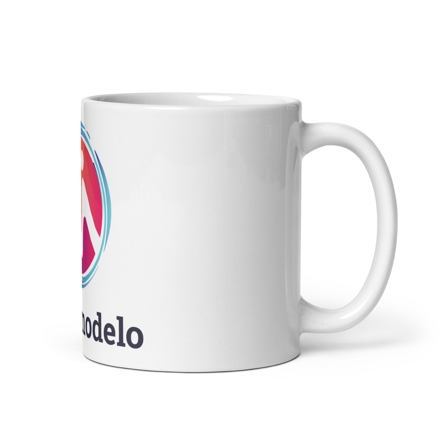 Modo modelo White glossy mug